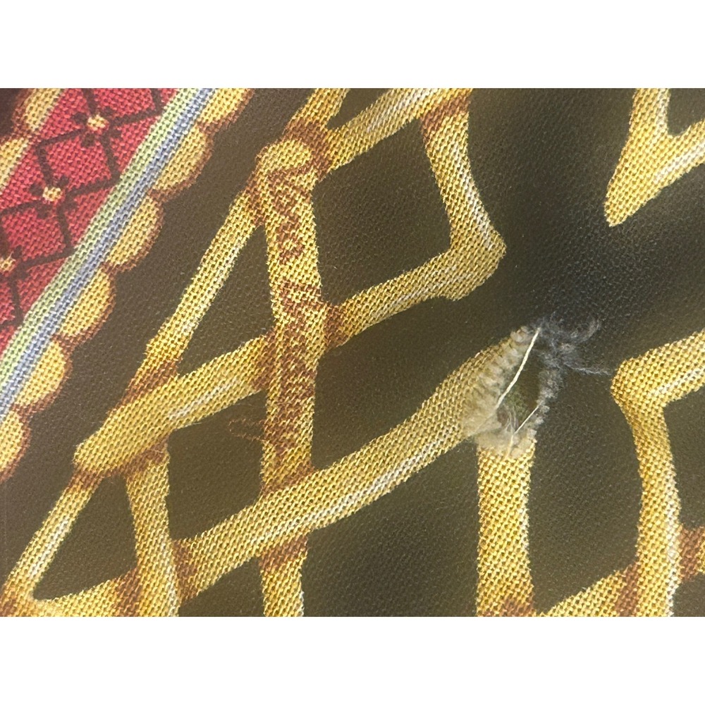 Vera Bradley Quilted Cotton XL Duffel Bag Black Yellow Travel Bag Ming 2001 - Picture 5 of 5